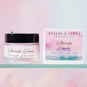 Dallas & James Watermelon Dream Overnight Glow Mask 1.7oz BRAND NEW/SEALED